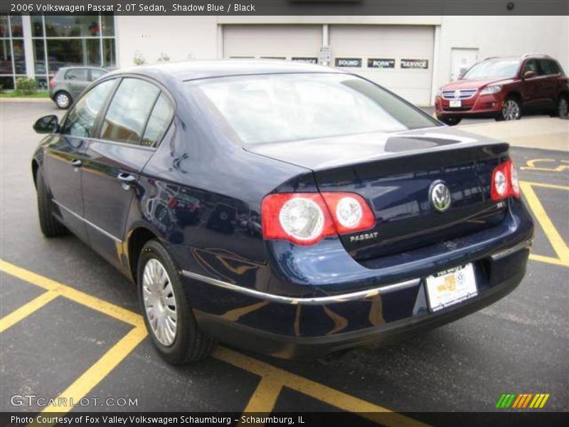 Shadow Blue / Black 2006 Volkswagen Passat 2.0T Sedan