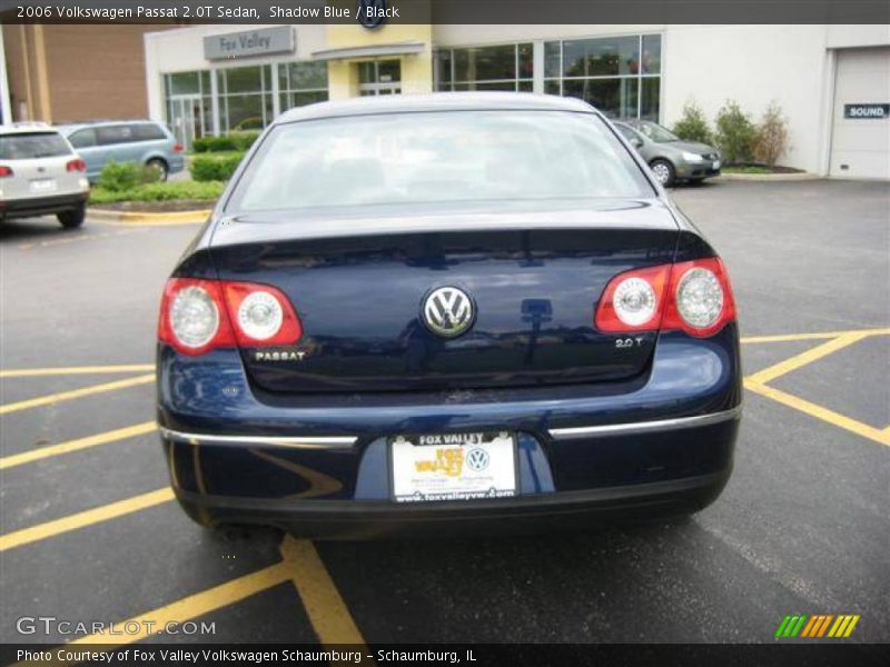Shadow Blue / Black 2006 Volkswagen Passat 2.0T Sedan