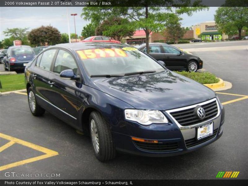 Shadow Blue / Black 2006 Volkswagen Passat 2.0T Sedan