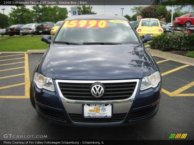 Shadow Blue / Black 2006 Volkswagen Passat 2.0T Sedan