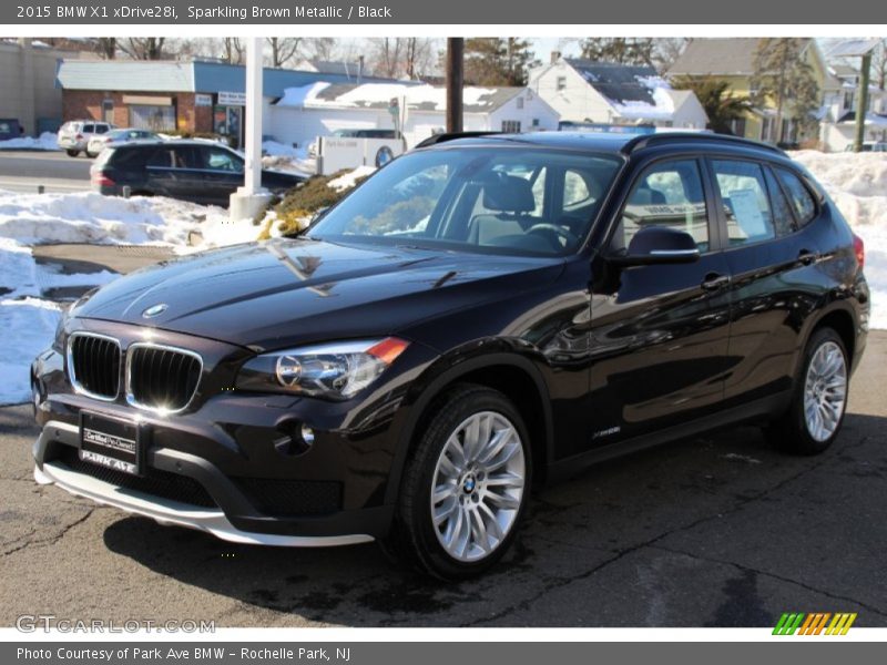 Sparkling Brown Metallic / Black 2015 BMW X1 xDrive28i