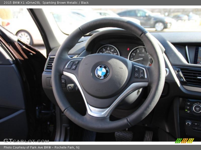 Sparkling Brown Metallic / Black 2015 BMW X1 xDrive28i