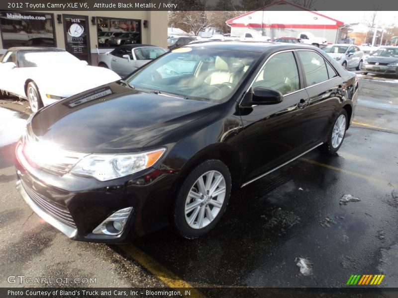 Attitude Black Metallic / Ivory 2012 Toyota Camry XLE V6