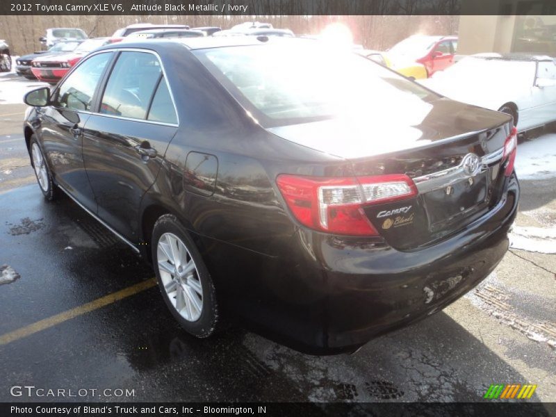 Attitude Black Metallic / Ivory 2012 Toyota Camry XLE V6