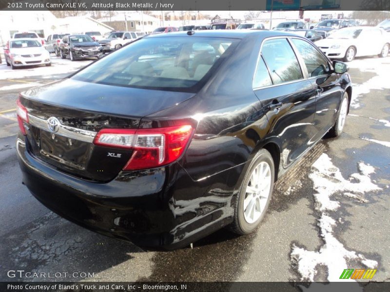 Attitude Black Metallic / Ivory 2012 Toyota Camry XLE V6