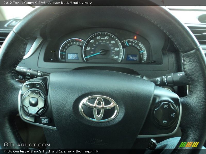 Attitude Black Metallic / Ivory 2012 Toyota Camry XLE V6
