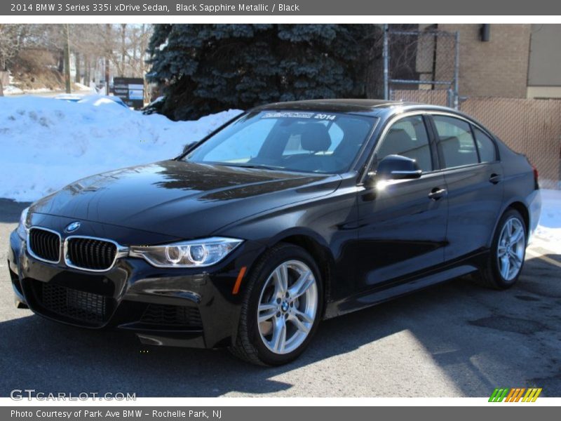 Black Sapphire Metallic / Black 2014 BMW 3 Series 335i xDrive Sedan