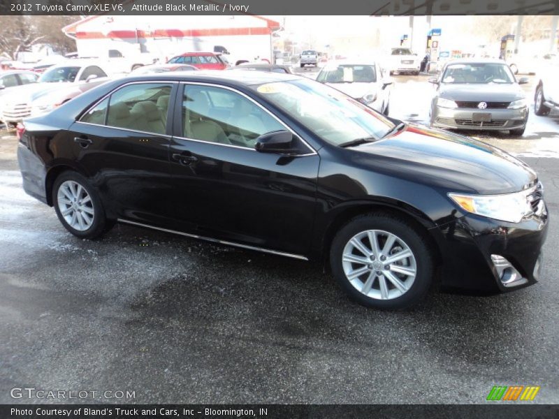 Attitude Black Metallic / Ivory 2012 Toyota Camry XLE V6