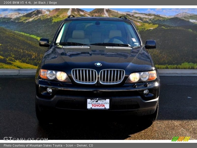 Jet Black / Beige 2006 BMW X5 4.4i
