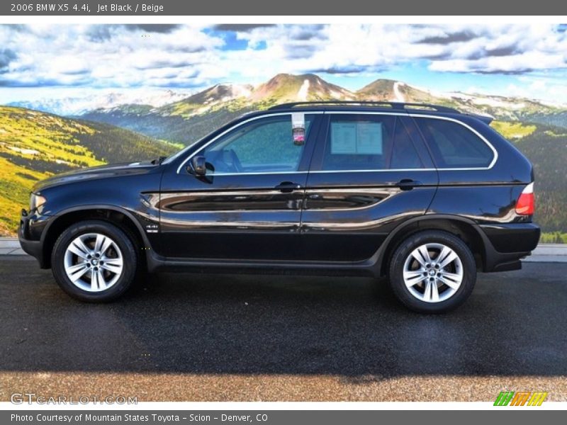 Jet Black / Beige 2006 BMW X5 4.4i