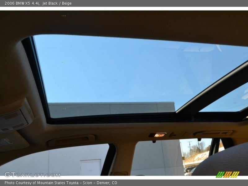 Jet Black / Beige 2006 BMW X5 4.4i