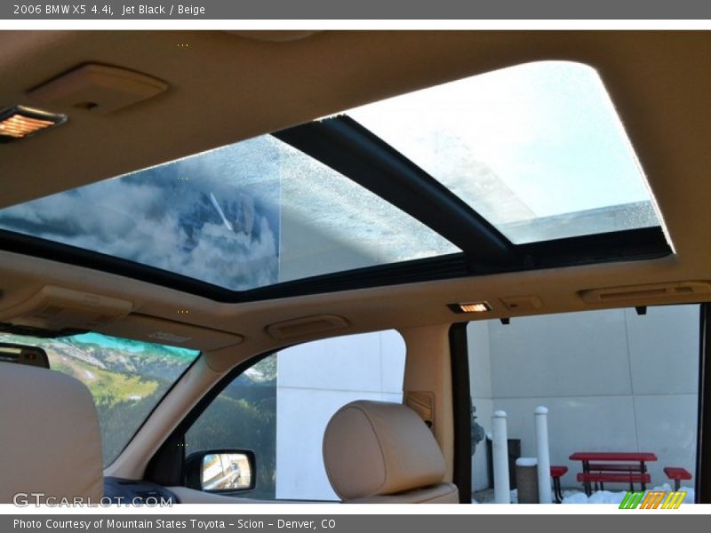 Jet Black / Beige 2006 BMW X5 4.4i