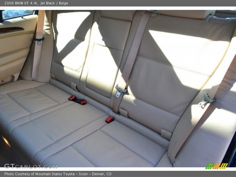 Jet Black / Beige 2006 BMW X5 4.4i