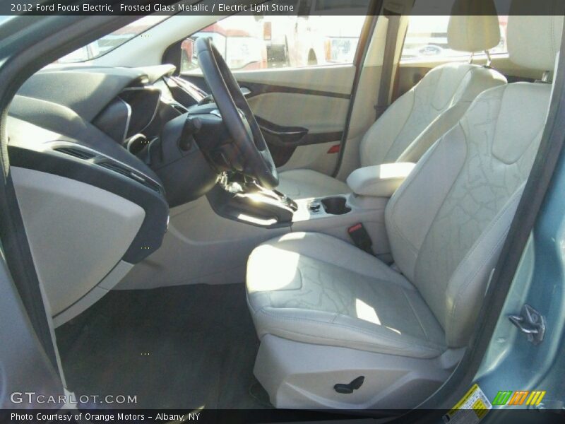 Front Seat of 2012 Focus Electric