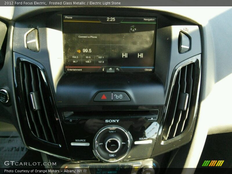 Frosted Glass Metallic / Electric Light Stone 2012 Ford Focus Electric