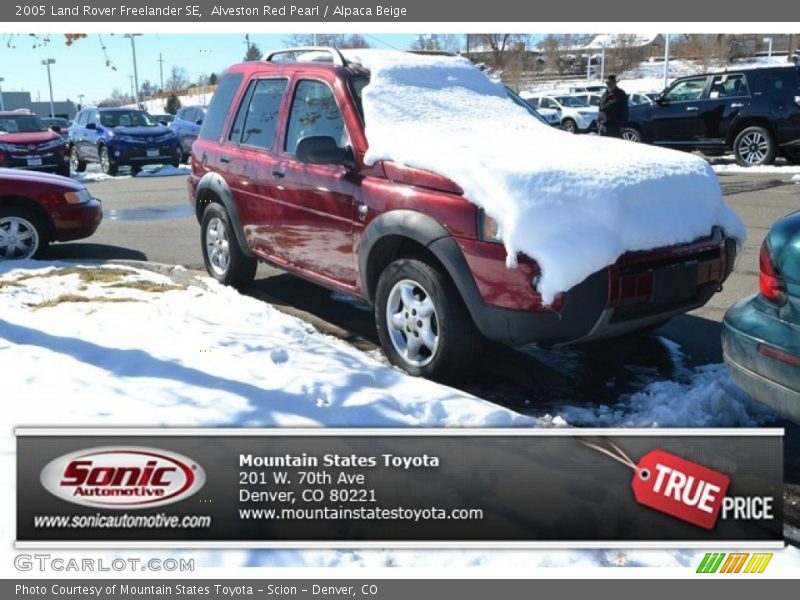 Alveston Red Pearl / Alpaca Beige 2005 Land Rover Freelander SE