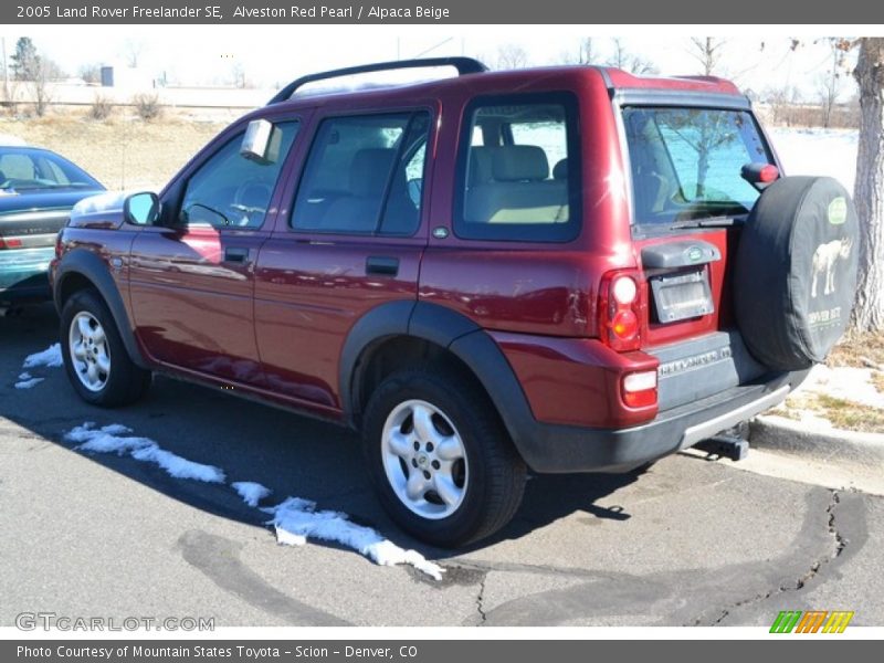 Alveston Red Pearl / Alpaca Beige 2005 Land Rover Freelander SE