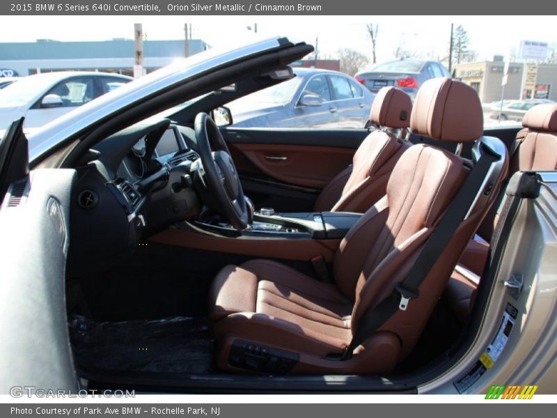 Front Seat of 2015 6 Series 640i Convertible