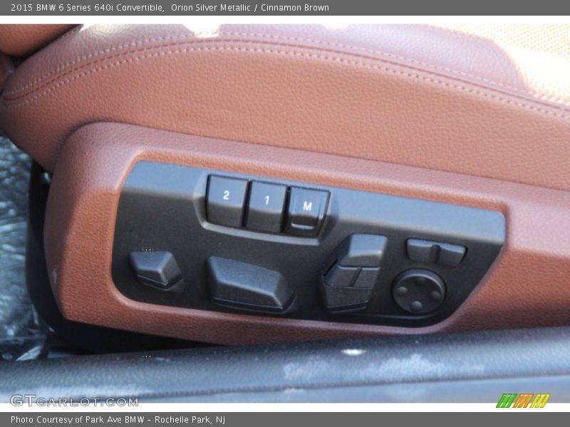 Controls of 2015 6 Series 640i Convertible