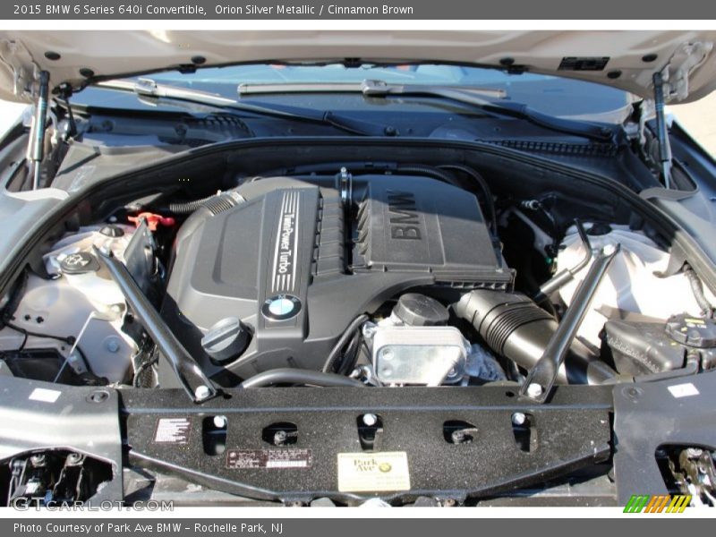  2015 6 Series 640i Convertible Engine - 3.0 Liter TwinPower Turbocharged DI DOHC 24-Valve VVT Inline 6 Cylinder