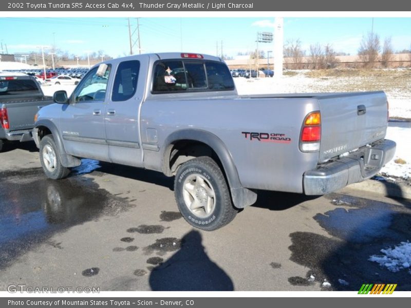 Thunder Gray Metallic / Light Charcoal 2002 Toyota Tundra SR5 Access Cab 4x4