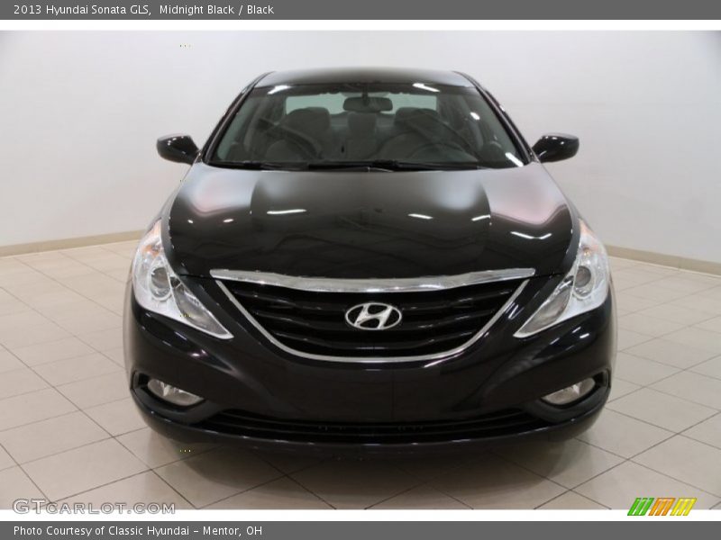 Midnight Black / Black 2013 Hyundai Sonata GLS