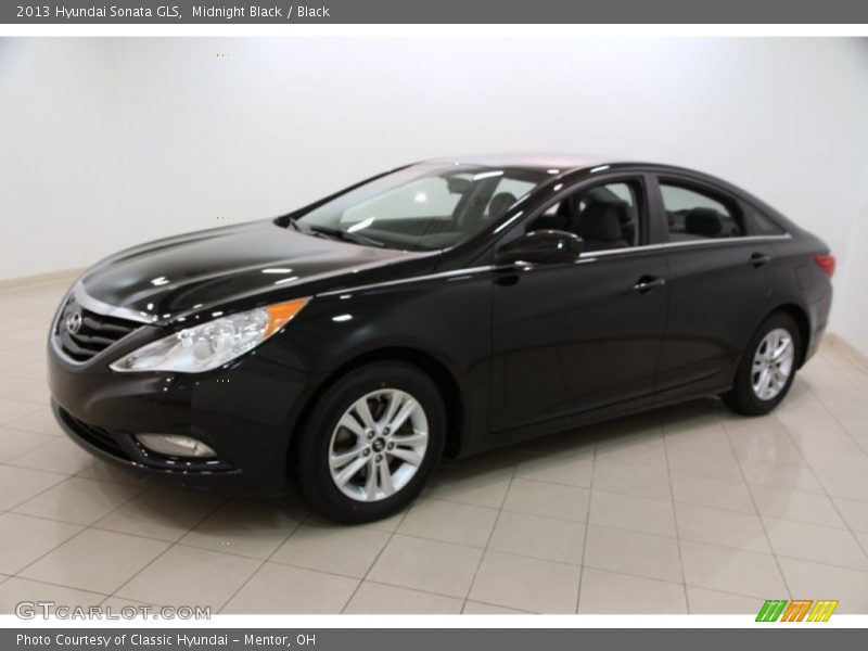 Midnight Black / Black 2013 Hyundai Sonata GLS