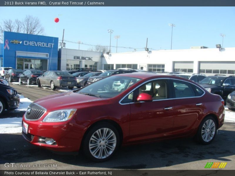 Crystal Red Tintcoat / Cashmere 2013 Buick Verano FWD