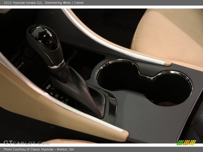 Shimmering White / Camel 2013 Hyundai Sonata GLS