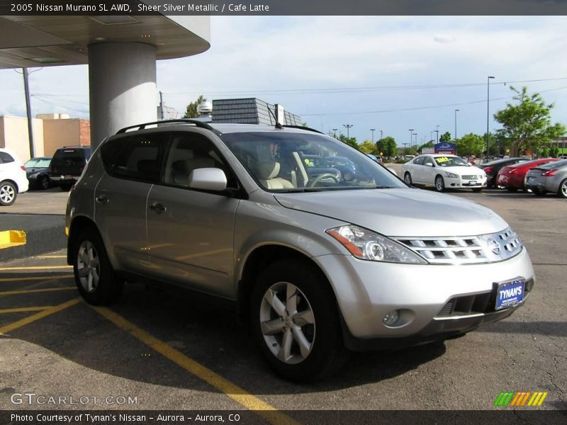 Sheer Silver Metallic / Cafe Latte 2005 Nissan Murano SL AWD