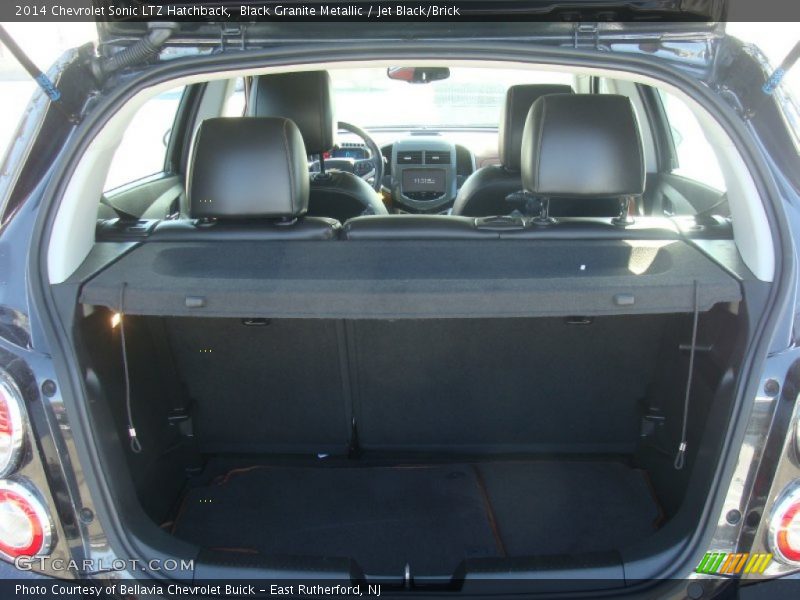 Black Granite Metallic / Jet Black/Brick 2014 Chevrolet Sonic LTZ Hatchback