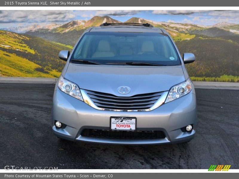 Silver Sky Metallic / Ash 2015 Toyota Sienna XLE