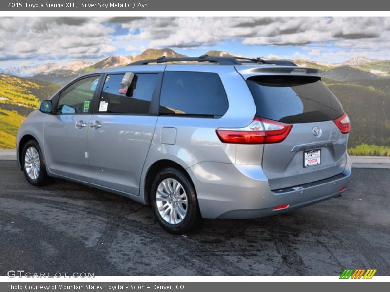 Silver Sky Metallic / Ash 2015 Toyota Sienna XLE