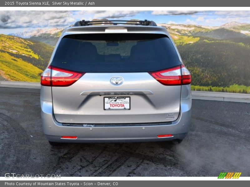Silver Sky Metallic / Ash 2015 Toyota Sienna XLE