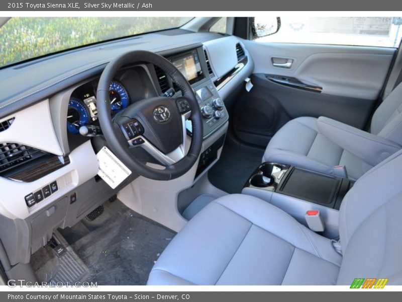 Silver Sky Metallic / Ash 2015 Toyota Sienna XLE
