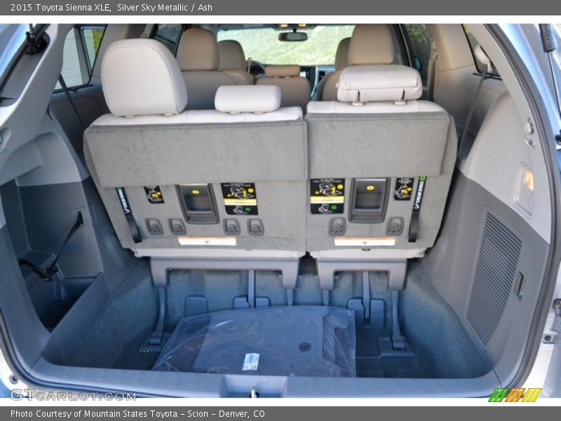 Silver Sky Metallic / Ash 2015 Toyota Sienna XLE