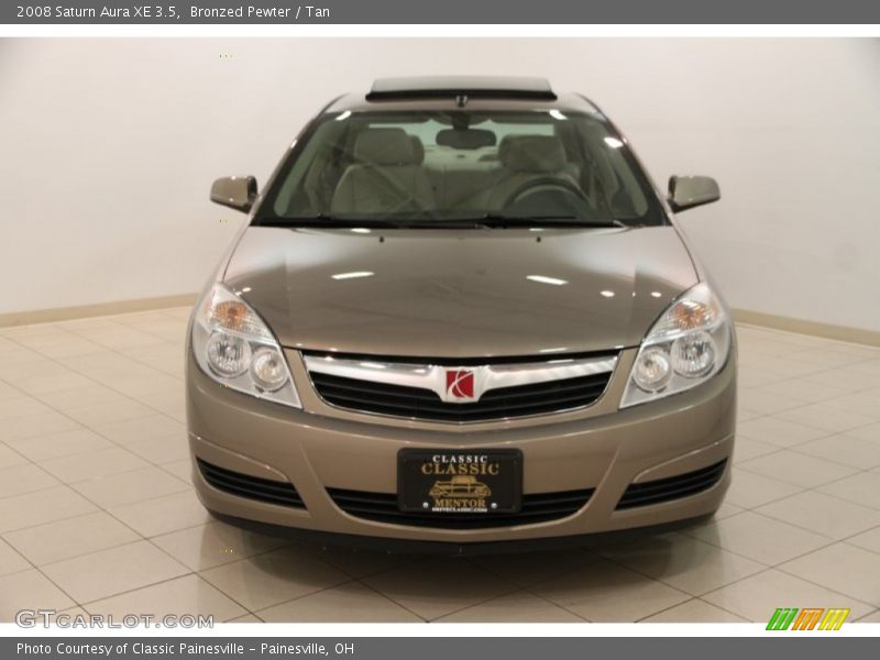 Bronzed Pewter / Tan 2008 Saturn Aura XE 3.5