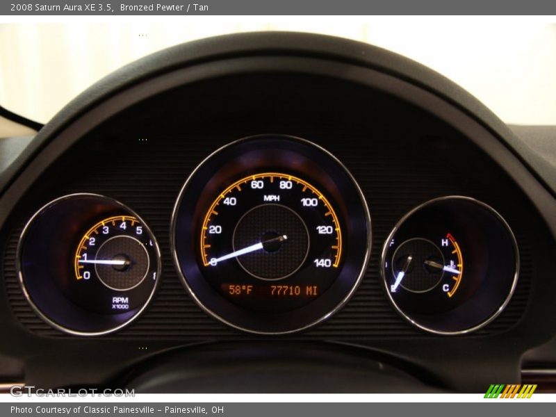 Bronzed Pewter / Tan 2008 Saturn Aura XE 3.5