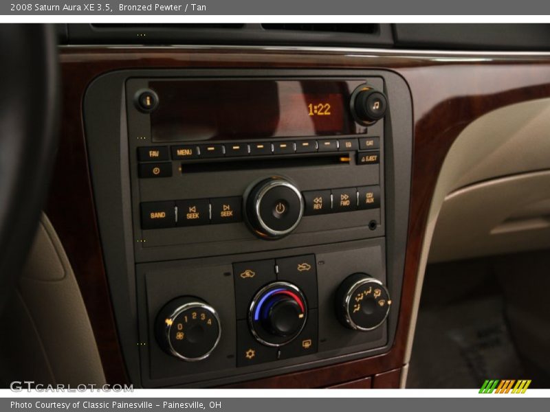 Bronzed Pewter / Tan 2008 Saturn Aura XE 3.5