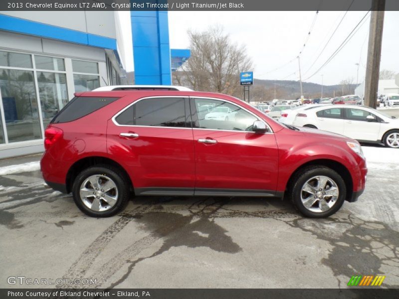 Crystal Red Tintcoat / Light Titanium/Jet Black 2013 Chevrolet Equinox LTZ AWD