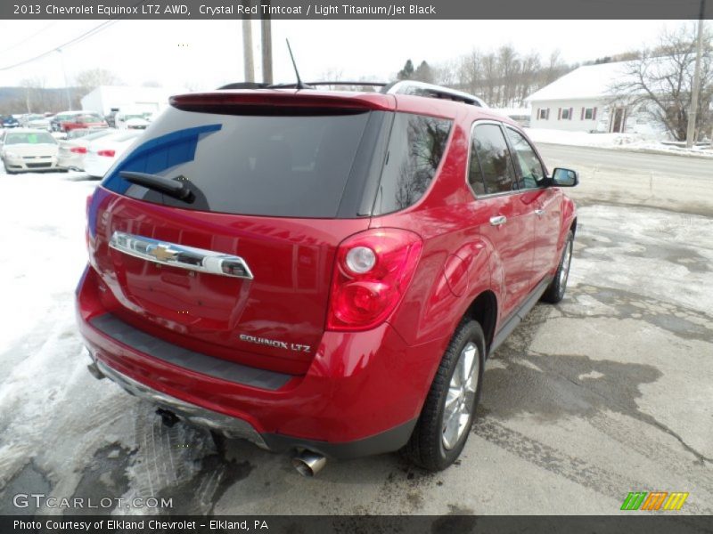 Crystal Red Tintcoat / Light Titanium/Jet Black 2013 Chevrolet Equinox LTZ AWD