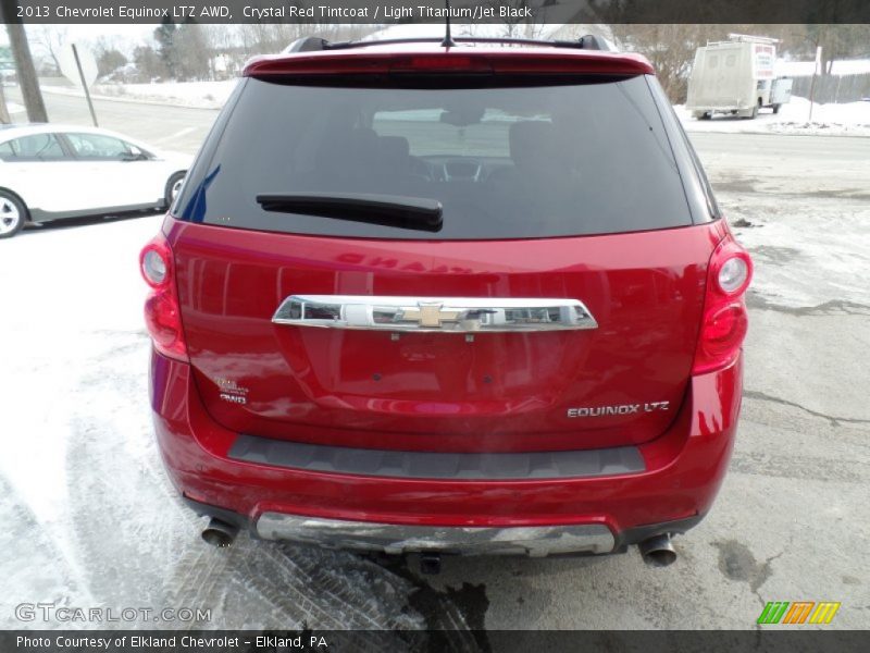 Crystal Red Tintcoat / Light Titanium/Jet Black 2013 Chevrolet Equinox LTZ AWD
