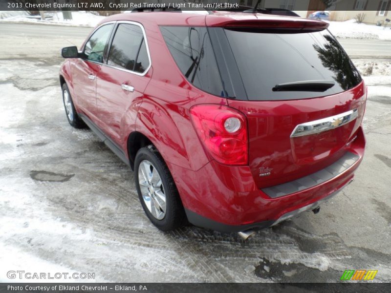 Crystal Red Tintcoat / Light Titanium/Jet Black 2013 Chevrolet Equinox LTZ AWD