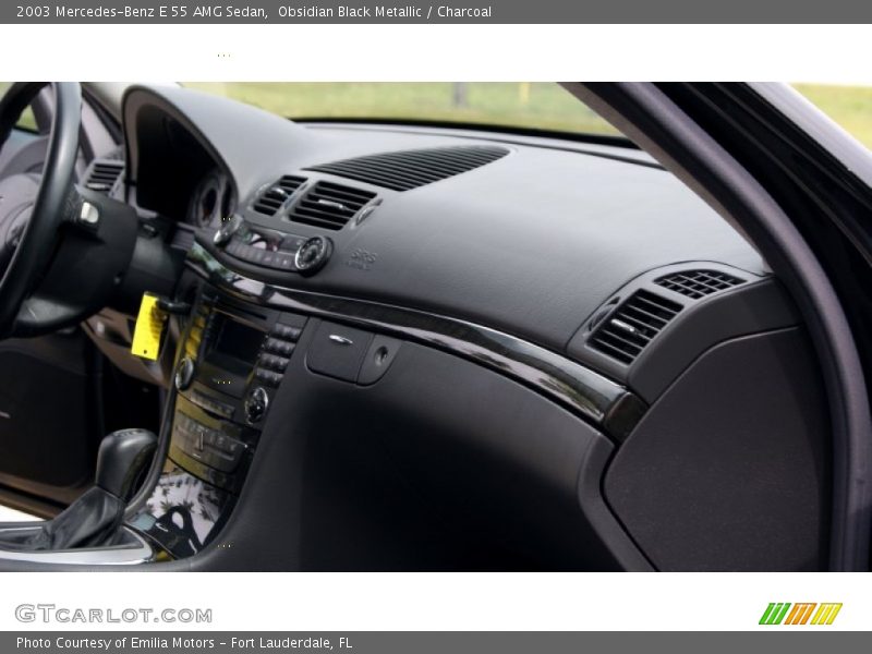 Obsidian Black Metallic / Charcoal 2003 Mercedes-Benz E 55 AMG Sedan