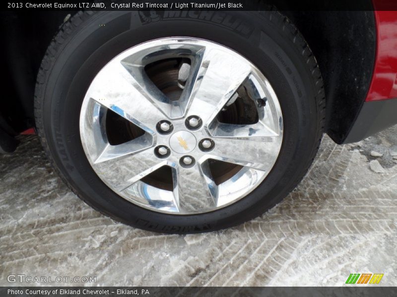 Crystal Red Tintcoat / Light Titanium/Jet Black 2013 Chevrolet Equinox LTZ AWD