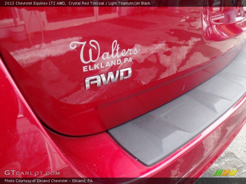 Crystal Red Tintcoat / Light Titanium/Jet Black 2013 Chevrolet Equinox LTZ AWD