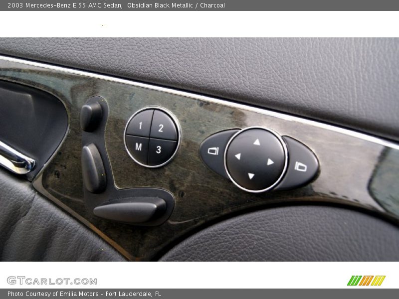 Obsidian Black Metallic / Charcoal 2003 Mercedes-Benz E 55 AMG Sedan