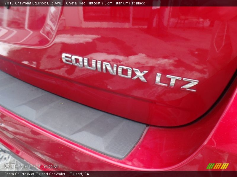 Crystal Red Tintcoat / Light Titanium/Jet Black 2013 Chevrolet Equinox LTZ AWD
