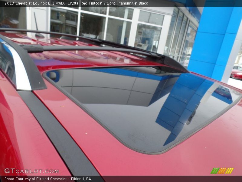 Crystal Red Tintcoat / Light Titanium/Jet Black 2013 Chevrolet Equinox LTZ AWD