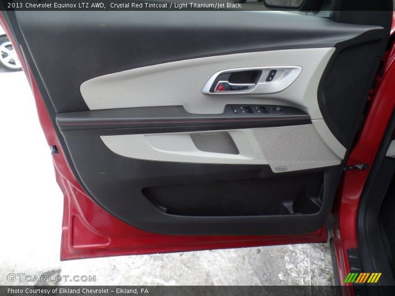 Crystal Red Tintcoat / Light Titanium/Jet Black 2013 Chevrolet Equinox LTZ AWD